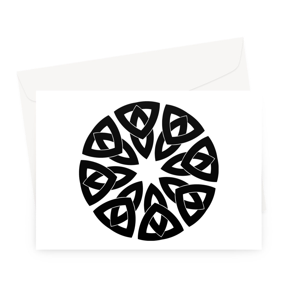 Celtic Petals Greeting Card