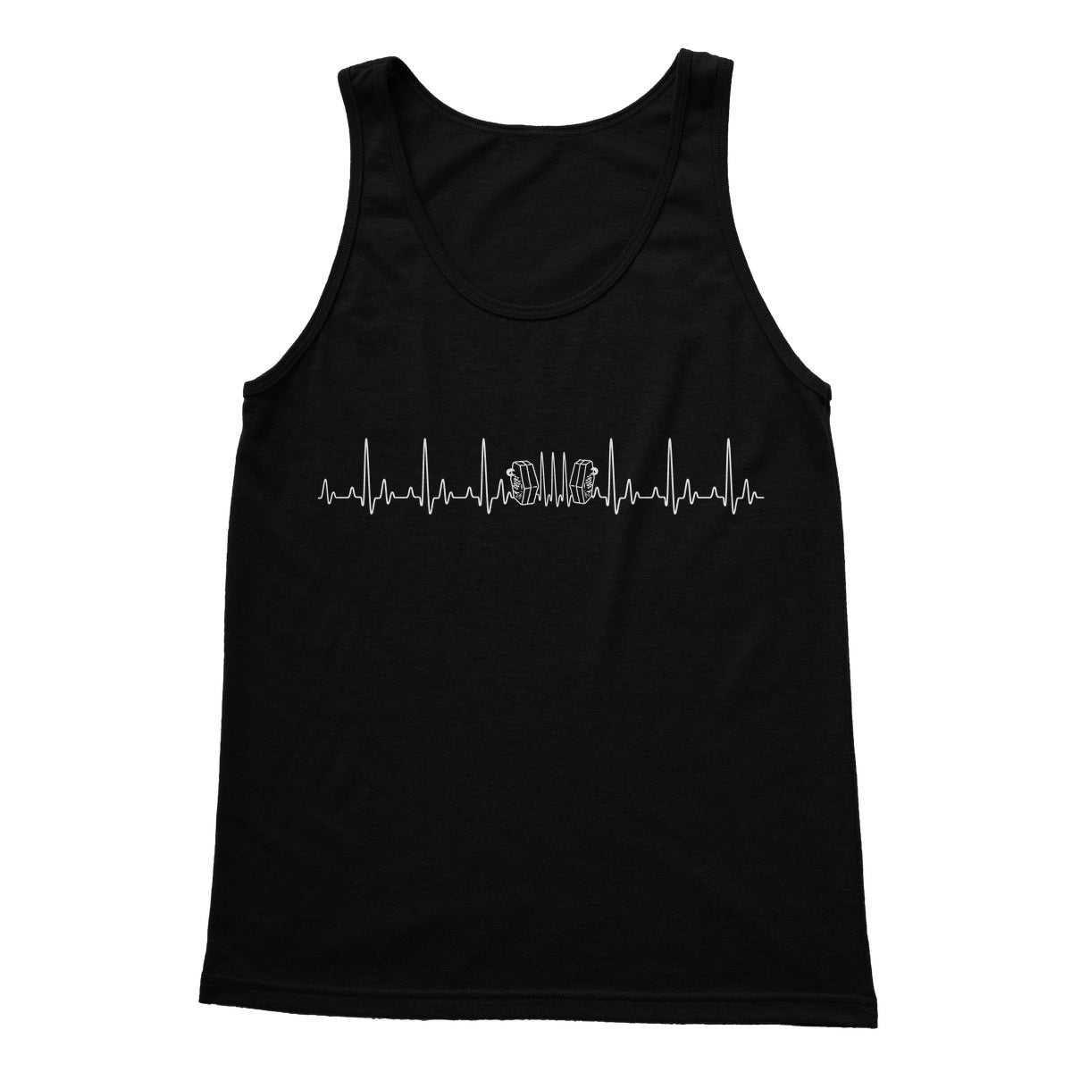 Heartbeat Concertina Tank Top