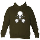 Skull & Banjos Hoodie-Hoodie-Olive green-Mudchutney