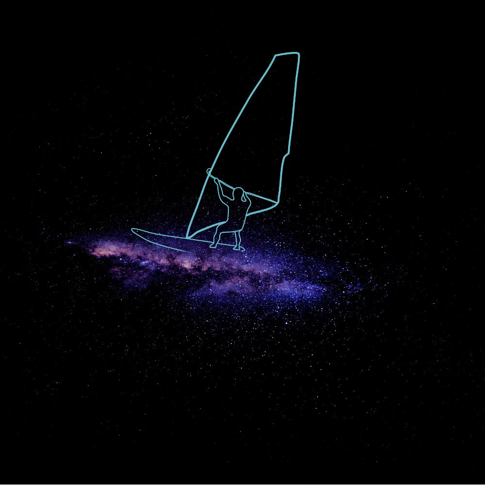 Windsurfing Galaxy T-shirt